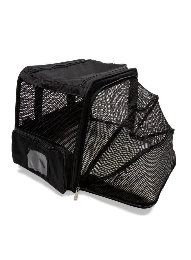 Sherpa Expandable Travel Pet Carrier, Airline Approved & Guaranteed On Board - Black, Medium - Image 3